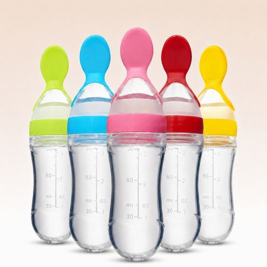 Alimentador de Silicona para Bebé, 90ml